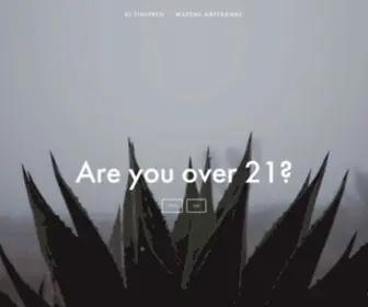 Eltinieblo.com(MEZCAL ARTESANAL) Screenshot