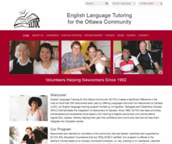 Eltoc.ca(English Language Tutoring for the Ottawa Community) Screenshot