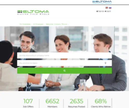 Eltoma-Recruitment.com(Home) Screenshot