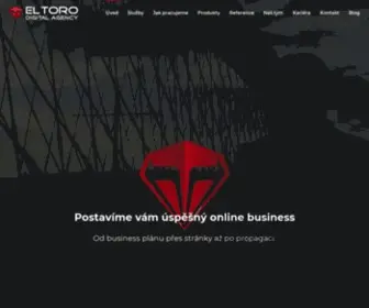 Eltoro.cz(Digitální agentura el toro) Screenshot