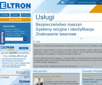 Eltron.pl(Internetowy Sklep Elektroniczny ELTRON) Screenshot