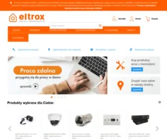 Eltrox.pl(Sklep elektroniczny z monitoringiem i alarmami) Screenshot