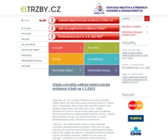 Eltrzby.cz(Elektronická evidence tržeb (EET)) Screenshot