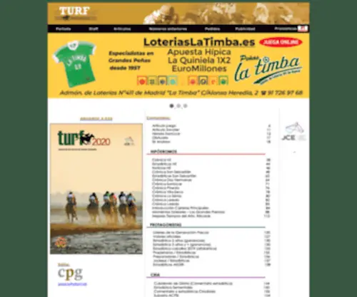 Elturf.net(Anuario Turf 2019 :: Anuario de las Carreras de Caballos en España) Screenshot