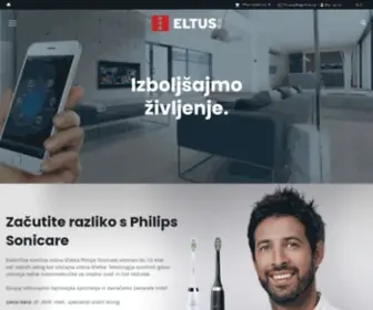 Eltus.si(Prva stran) Screenshot