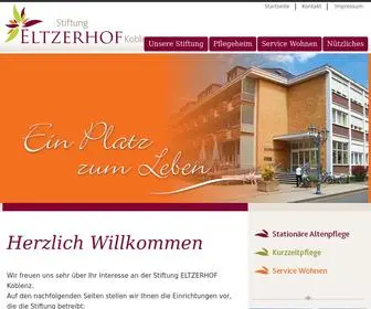 Eltzerhof.de(Stiftung Eltzerhof Koblenz) Screenshot