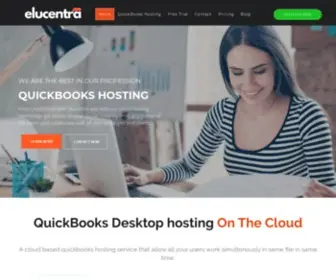 Elucentra.com(QuickBooks Hosting Provider) Screenshot