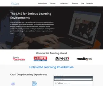 Elucidlearning.co(Use the Best LMS for a Solid Corporate Training Culture) Screenshot