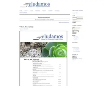 Eludamos.org(Journal for Computer Game Culture) Screenshot