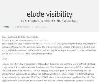 Eludevisibility.org(Elude visibility) Screenshot