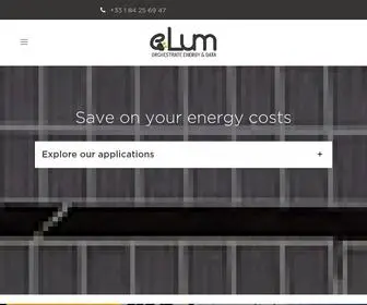 Elum-Energy.com(Orchestrate energy & data) Screenshot