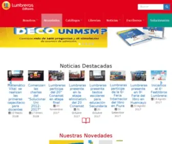 Elumbreras.com.pe(Lumbreras Editores) Screenshot