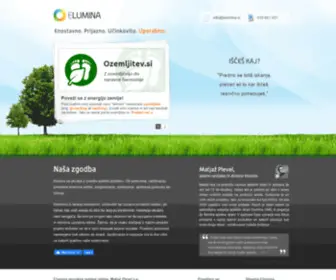 Elumina.si(Izdelava spletnih strani Elumina) Screenshot