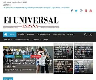 Eluniversalespana.es(El Universal España) Screenshot