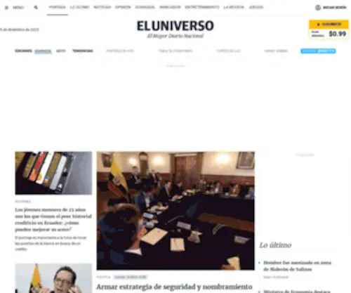 Eluniverso.com(El Universo) Screenshot