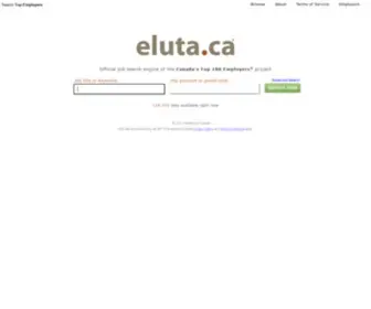 Eluta.ca(Job Search Canada) Screenshot