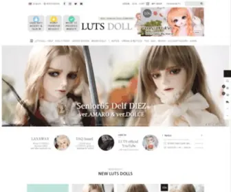 Eluts.com(Ball Jointed Dolls Company) Screenshot