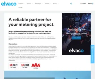 Elvaco.com(For successful metering) Screenshot