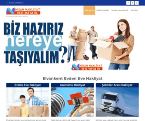 Elvankentevdenevenakliyat.net(MERKEZ NAKLİYAT) Screenshot