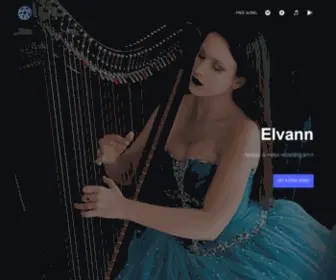 Elvann.com(Fantasy & metal music) Screenshot