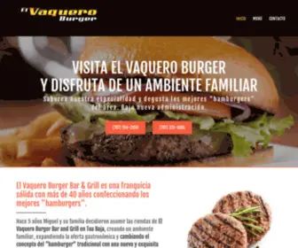 Elvaqueroburger.com(El Vaquero Burger Bar & Grill) Screenshot