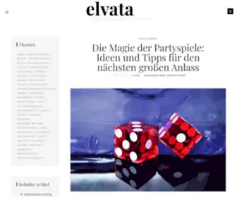 Elvata.de(Das Lifestylemagazin) Screenshot