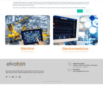 Elvatron.com(Elvatron Costa Rica) Screenshot