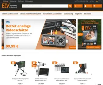 ELV.com(ELV Elektronik) Screenshot