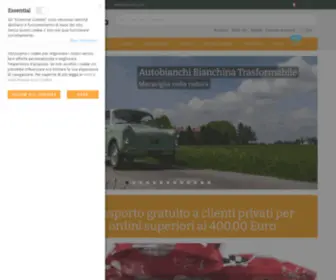 Elvezio.com(Elvezio Interni e Accessori per Auto d'Epoca) Screenshot