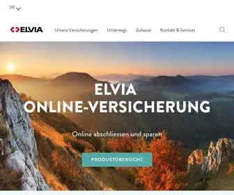 Elvia.ch(Die günstige Online) Screenshot