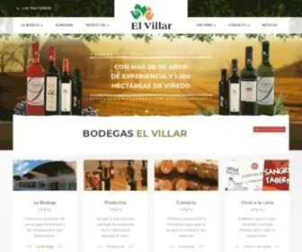 Elvillar.com(Bodegas El Villar) Screenshot