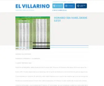 Elvillarino.com.ar(El Villarino transporte público de pasajeros Bahía Blanca) Screenshot