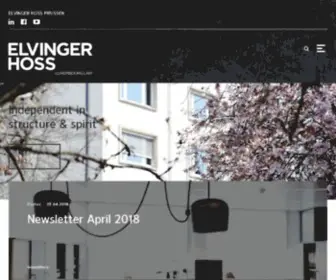 Elvingerhoss.lu(Elvinger Hoss Prussen) Screenshot