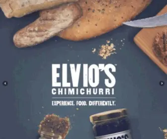 Elvioschimi.com(ELVIO'S CHIMICHURRI) Screenshot