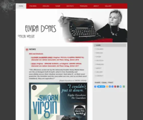 Elviradones.com(Elvira Dones) Screenshot