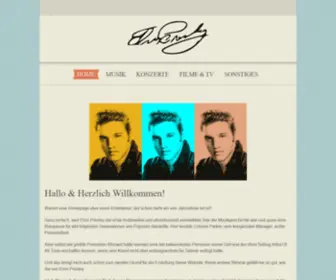 Elvis-Presley.website(Ist eine private) Screenshot