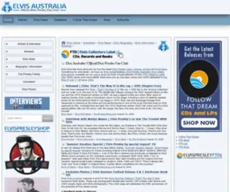 Elvis.com.au(Elvis Australia) Screenshot