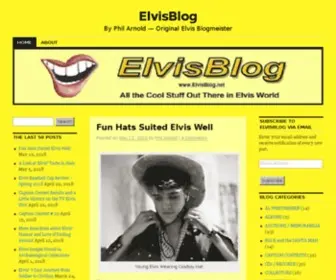 Elvisblog.net(By phil arnold) Screenshot