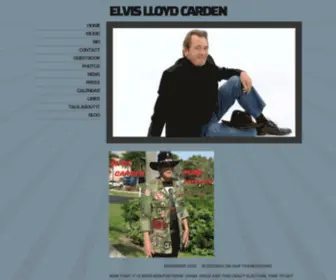 Elviscarden.com(Elvis Lloyd Carden) Screenshot