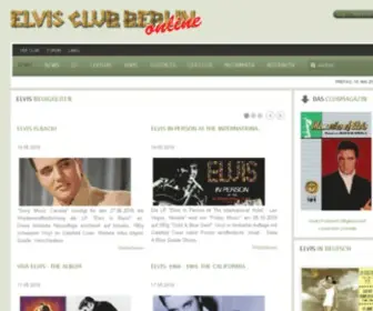 Elvisclubberlin.de(Elvis Club Berlin e) Screenshot