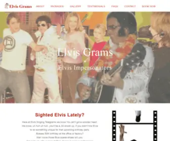 Elvisgrams.com(Elvis Impersonators Sydney) Screenshot