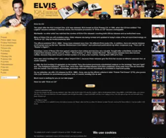 ElvisonCD.com(Elvis Presley CD) Screenshot