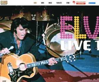 Elvisthemusic.com(Elvis Presley Official Site) Screenshot