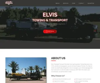 Elvistowing.com(Elvis Towing and Transport) Screenshot