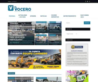 Elvocero.com.ec(El Vocero) Screenshot