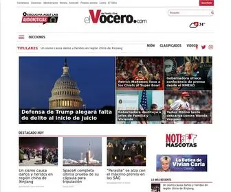 Elvocero.com(Página principal de) Screenshot