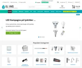 ELVVS.dk(Billig VVS & Elartikler) Screenshot