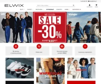 Elwix.pl(Wyprzedaże sklep Wrangler) Screenshot
