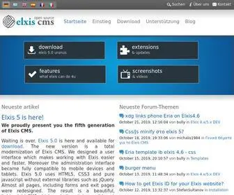Elxis.org(Elxis is an open source content management system (CMS)) Screenshot