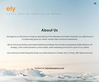 Elyagency.com(Ely Agency) Screenshot